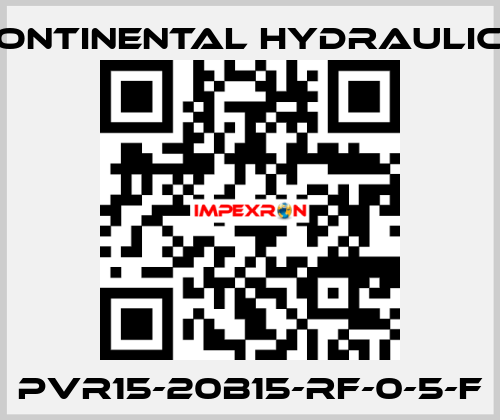 PVR15-20B15-RF-0-5-F Continental Hydraulics