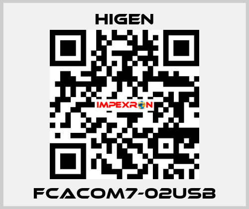 FCACOM7-02USB Higen