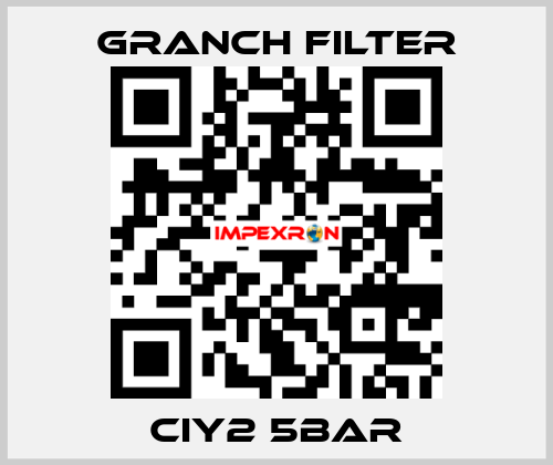 CIY2 5BAR GRANCH FILTER