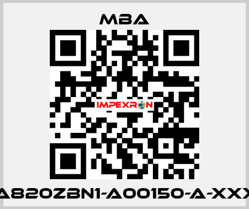 MBA820ZBN1-A00150-A-XXXXX MBA