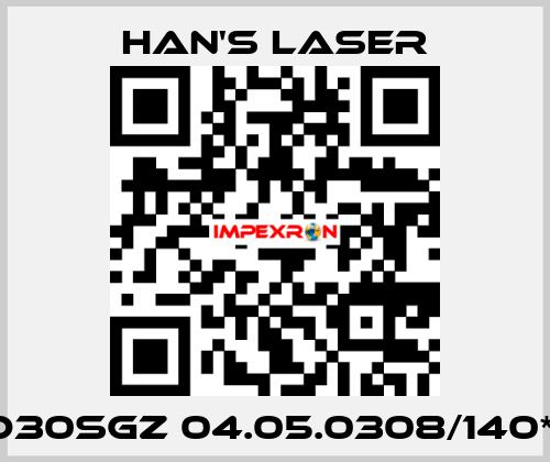 CO2-D30SGZ 04.05.0308/140*140/B Han's Laser