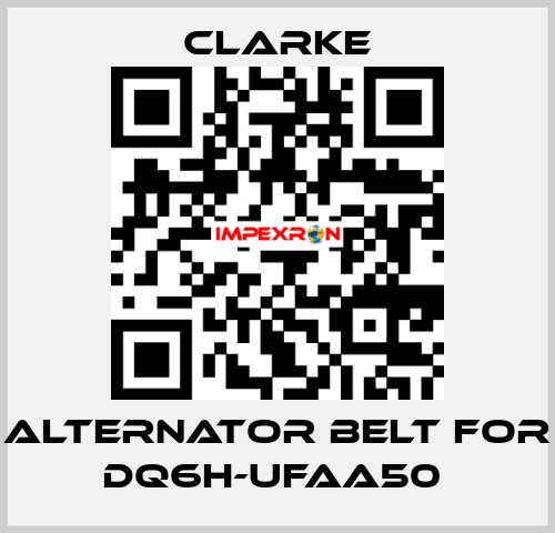 Alternator Belt for DQ6H-UFAA50  Clarke