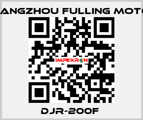 DJR-200F  Changzhou Fulling Motor