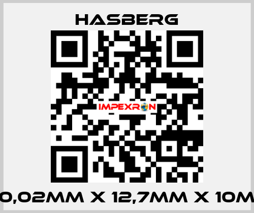 0,02MM X 12,7MM X 10M Hasberg