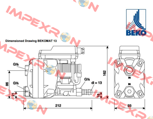 2000021, KA13A10A0 Beko