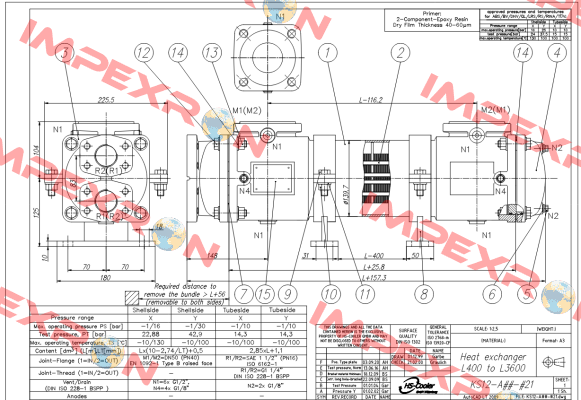 KS12-ACN-421C L1800 HS Cooler