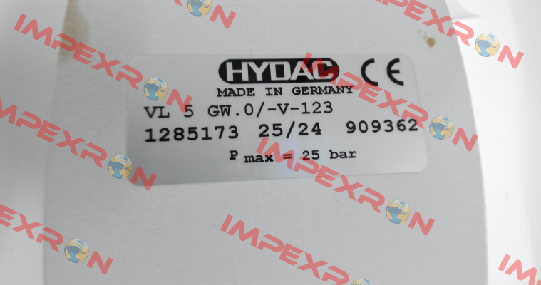 1285173 / VL 5 GW.0/-V-123 Hydac