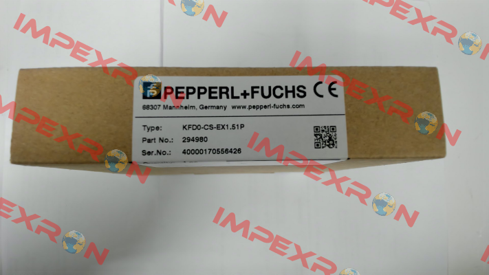 p/n: 294980, Type: KFD0-CS-EX1.51P Pepperl-Fuchs