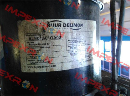 ALE01A01OA00 Bijur Delimon