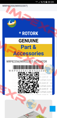 WRP82356(W8932307)    Rotork