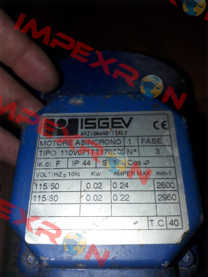 110V071TT170Z02 obsolete replaced by 392.N30.C00.4000 (BS 71)  Isgev