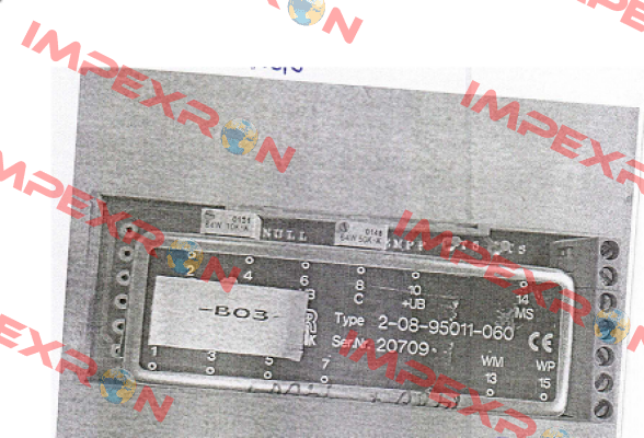 2-08-95011-060 OEM for BOPP & REUTHER   Schreiber Messtechnik