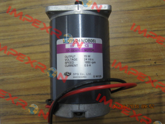 S6D15-24A(OB06)  Spg Motor