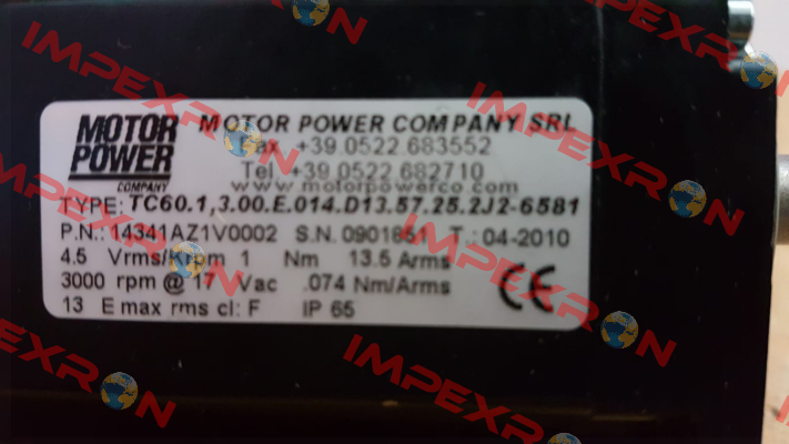 2J2-6581 Motor Power