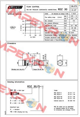 RDZ30D-HG Flucom