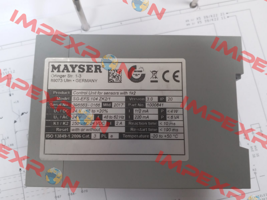 SG-EFS 104 ZK2/1 Mayser