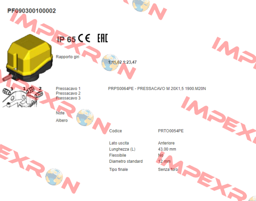 GF4C PF090300100002 Ter Tecno Elettrica Ravasi