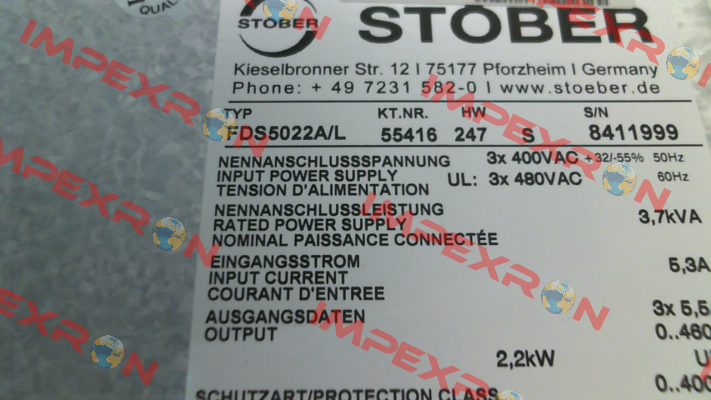 FDS5015A/L Stober