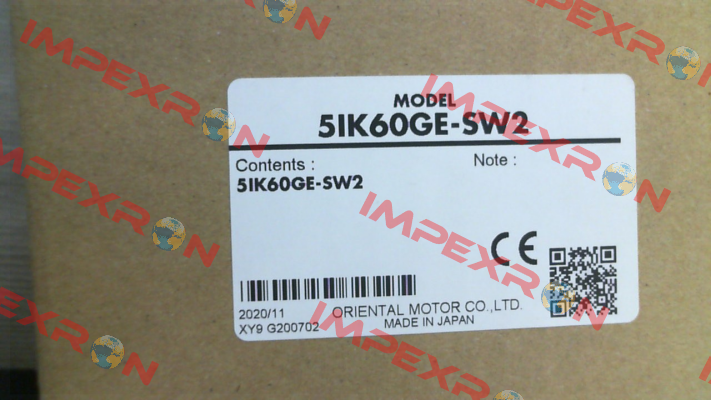 5IK60GE-SW2 Oriental Motor