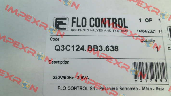 Q3C124.BB3.638 Flo Control