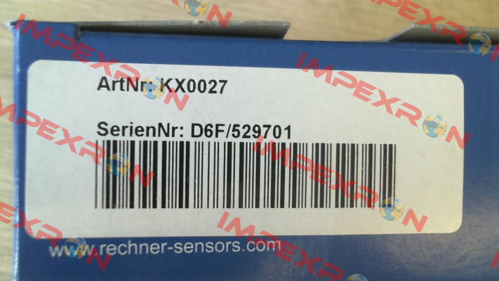 p/n: KX0027, Type: KXS-250-M32/70-X-M32-PEEK/VAb-250C-X05/Y95 Rechner