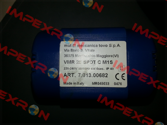 VMR 25 SPDT C M1S, art. 7.013.00682 Mut Meccanica Tovo SpA