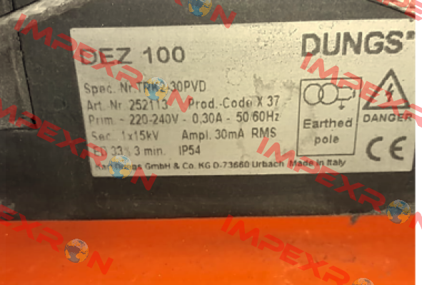 DEZ100 Art.Nr 252113 Dungs