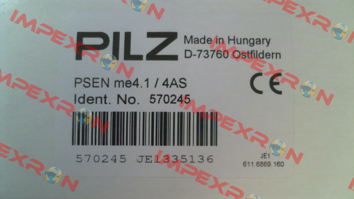 p/n: 570245, Type: PSEN me4.1 / 4AS Pilz