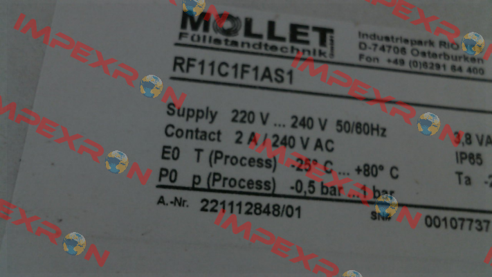 RF11C1F1AS1 Mollet