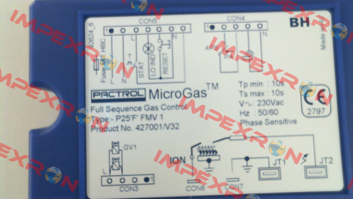 P/N: 190065 Type:  Pactrol P25 FMV1 Pektron