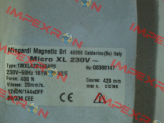 1MXL420140A00 Mingardi