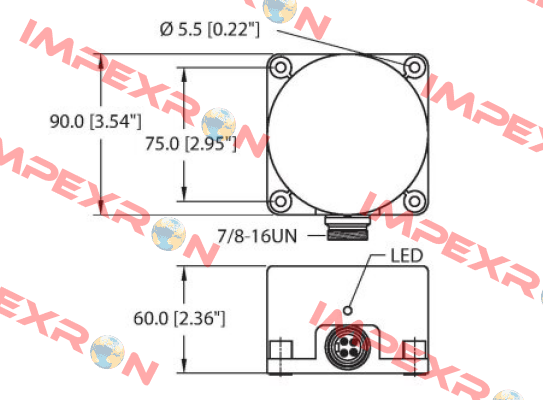 NI60-K90-VN4X-B2141 Turck