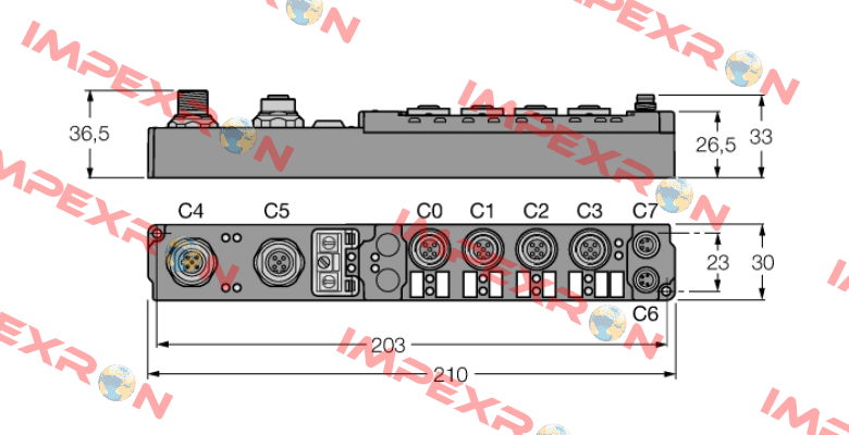 p/n: 6824432, Type: SDPB-0404D-1005 Turck