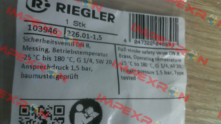 103946 / 226.01-1,5 Riegler