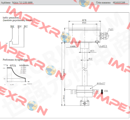 Nr. 6816105269 Type MAA-713 LSS 0699 Bernstein