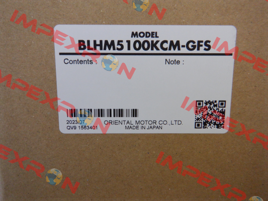 BLHM5100KCM-GFS Oriental Motor