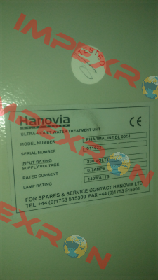 650053-2140  Hanovia